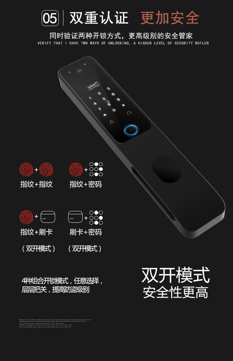 全自動指紋密碼鎖
